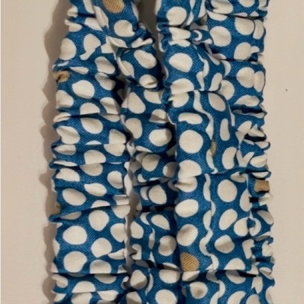 Blue and White Polka Dot